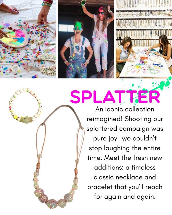 Single Stack Bracelet | Splattered