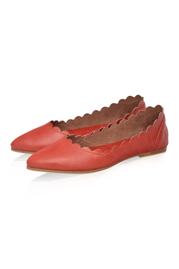Valentina Leather Ballet Flats by ELF