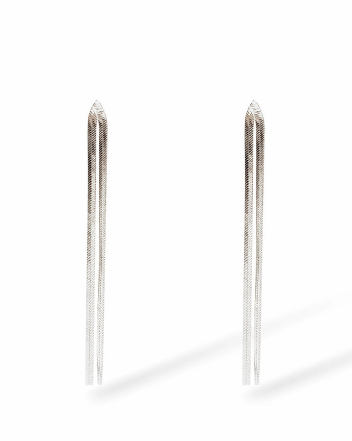 Vicky Sleek Metal Earrings