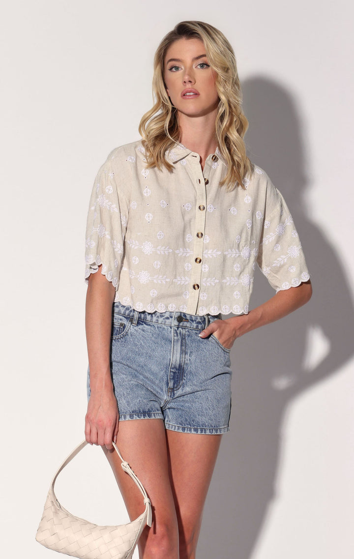 Santino Short, Light Wash