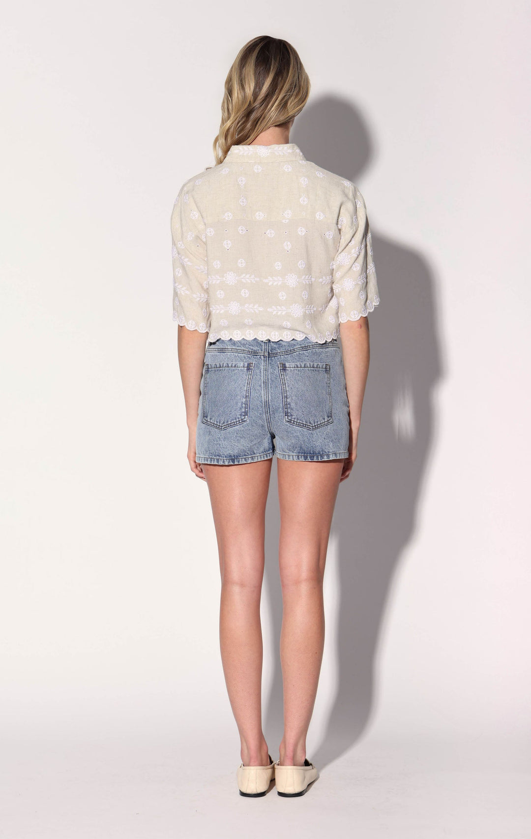 Santino Short, Light Wash