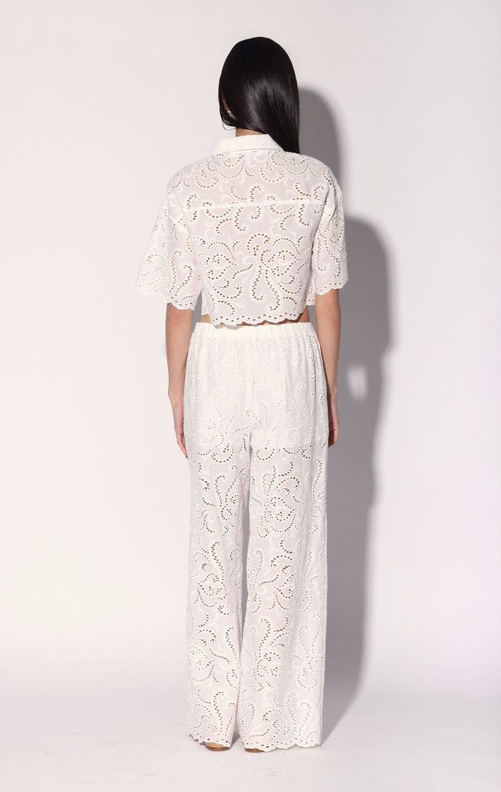 Lysander Pant, White Eyelet