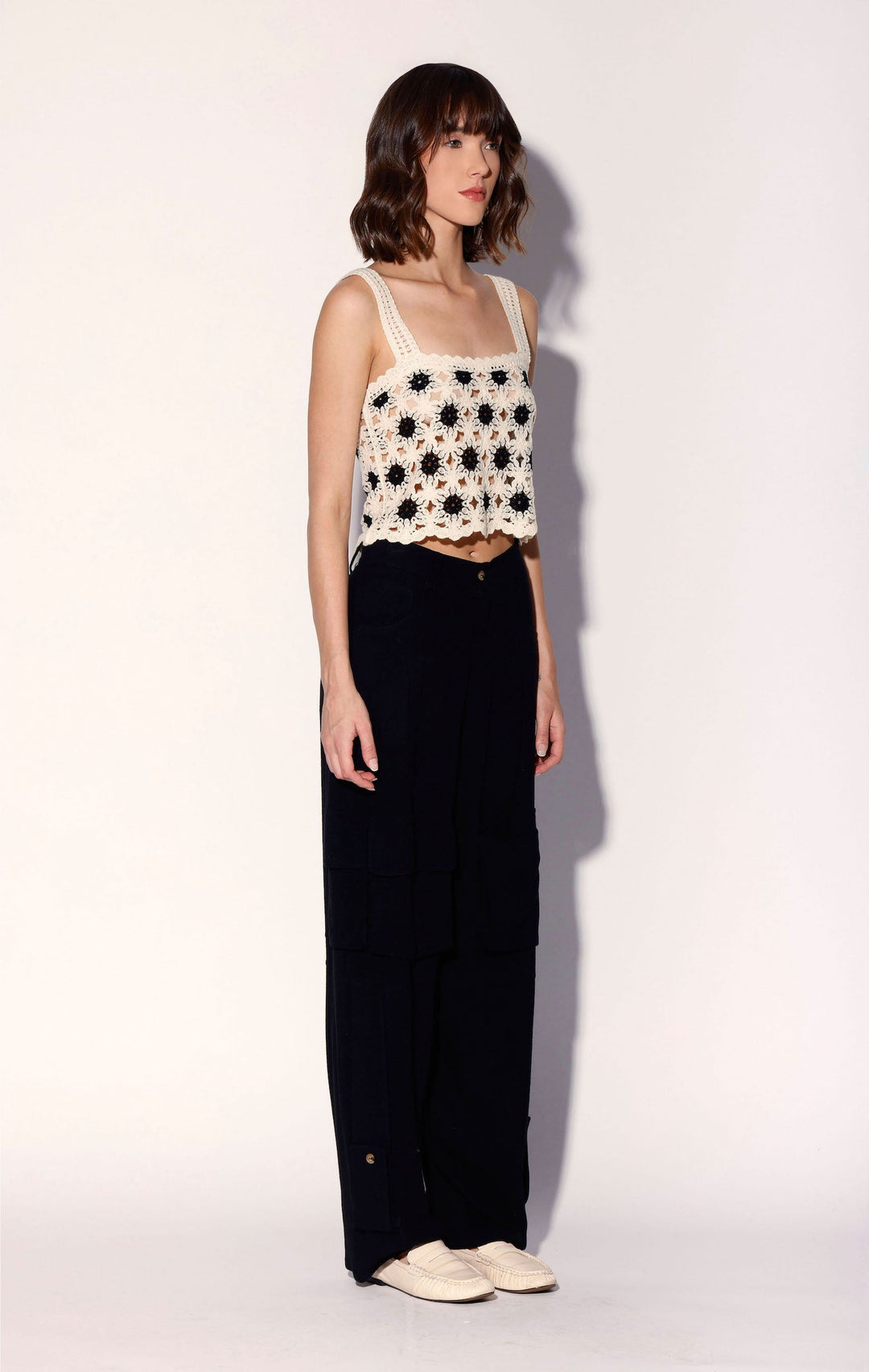 Beverly Tank Top, Dot Crochet