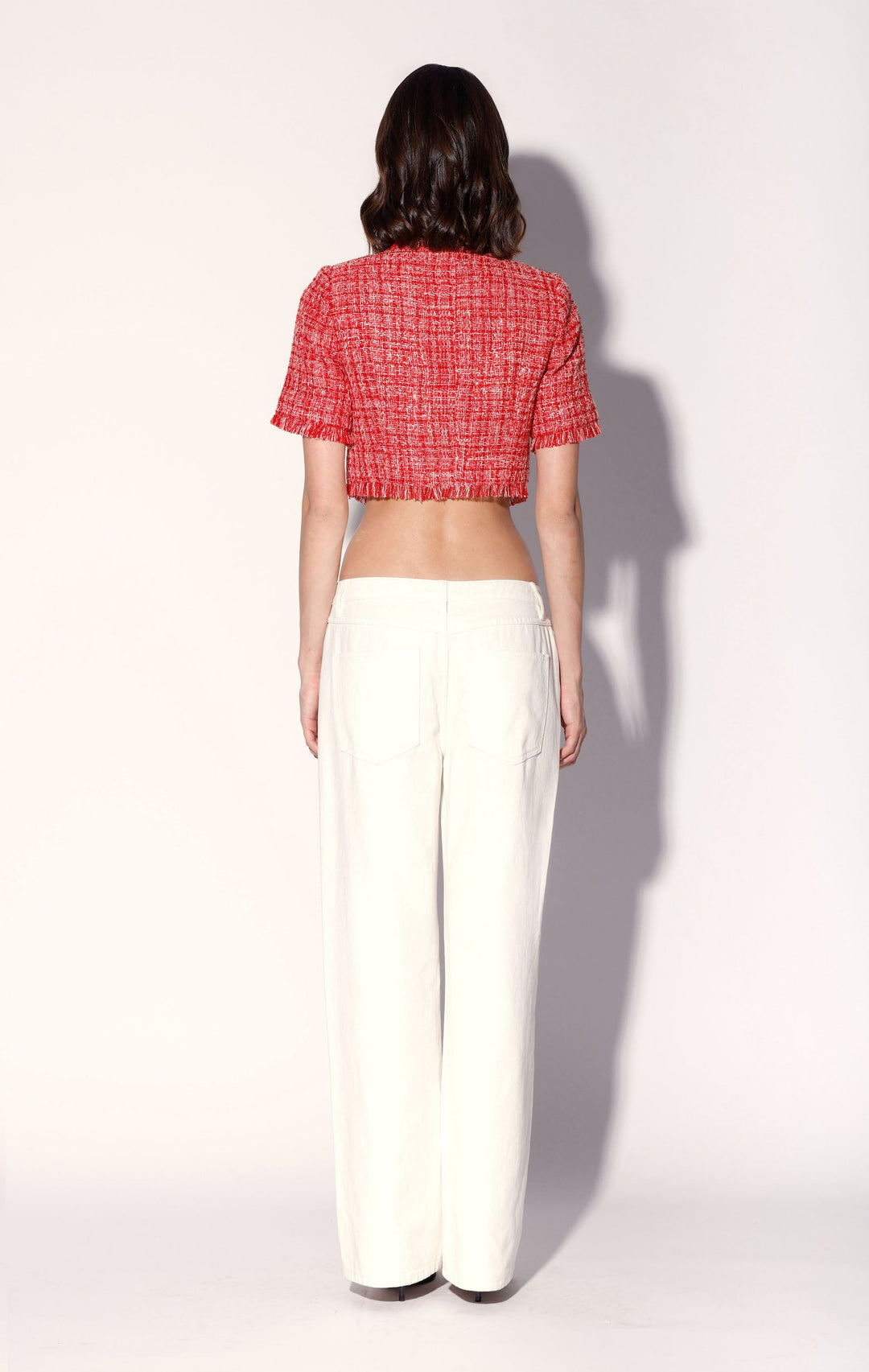 Rita Top, Cherry Tweed