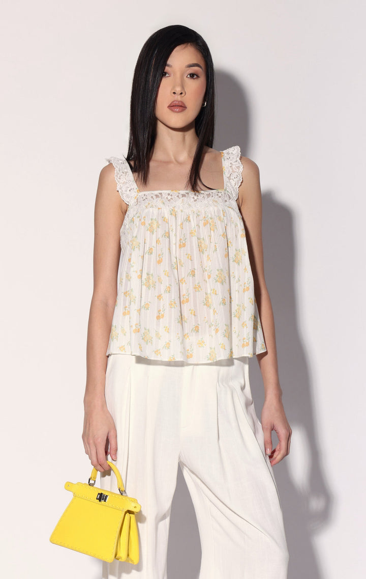 Cory Top, Yellow Bouquet