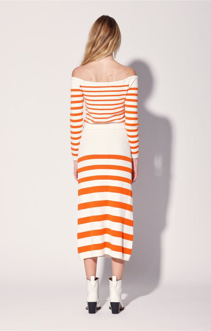 Lainey Top, Orange Cruise Stripe