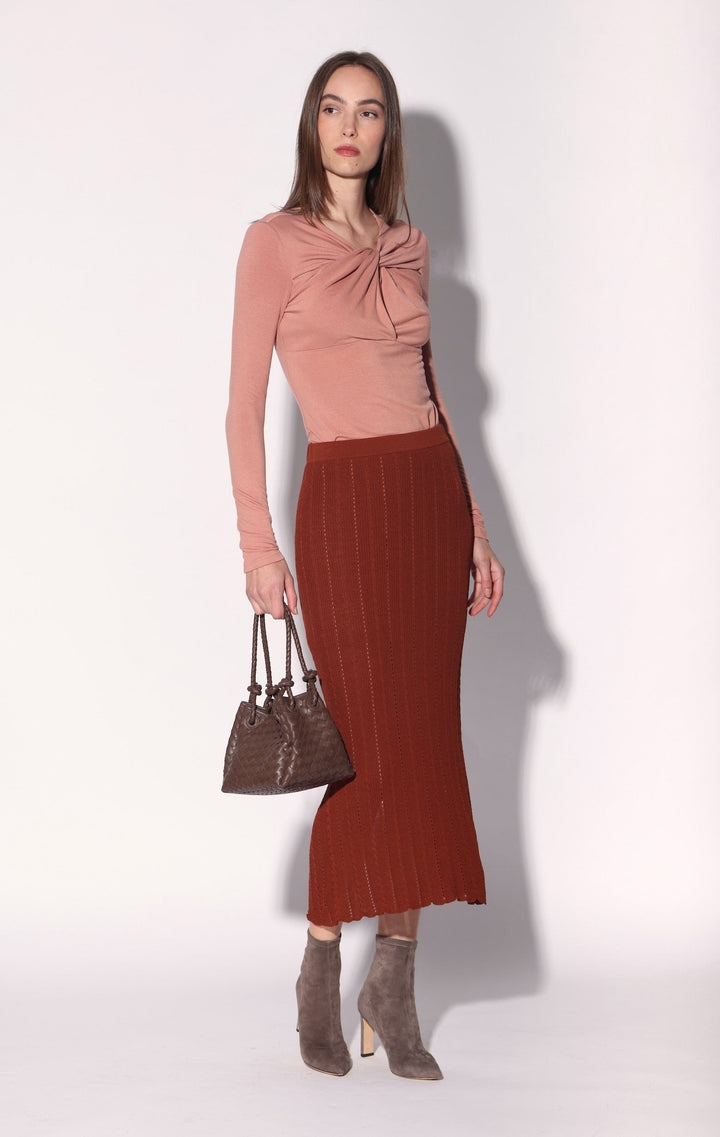 Posey Skirt, Terracotta