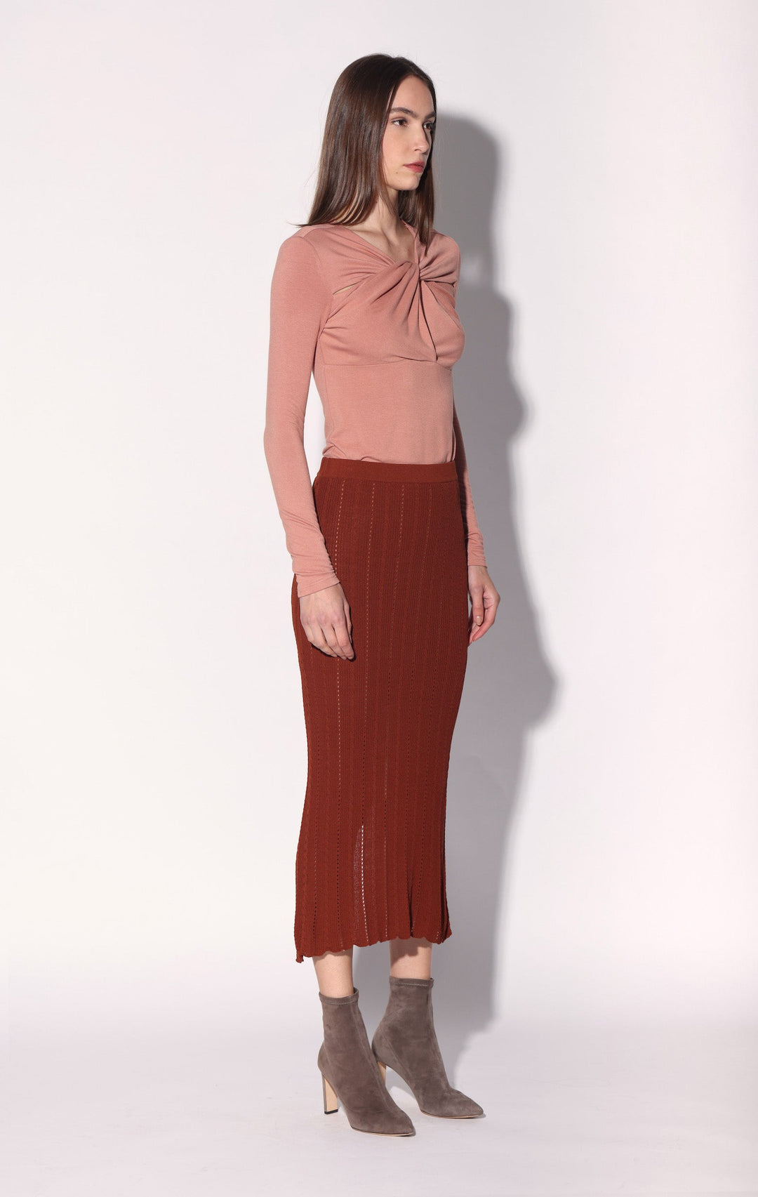 Posey Skirt, Terracotta