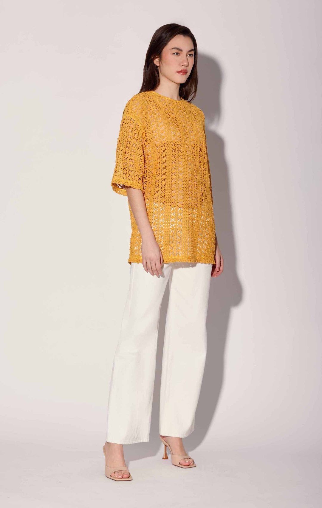 Peyton Tunic, Havana Crochet Marigold