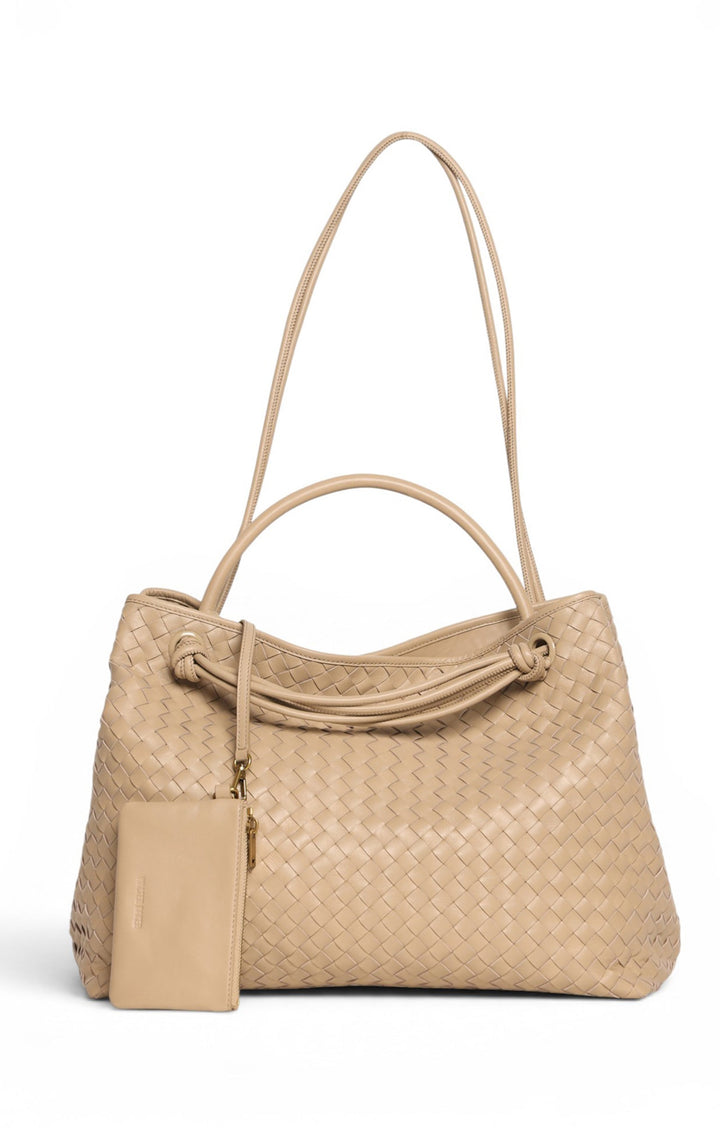 Hazel Large Tote, Egg Shell