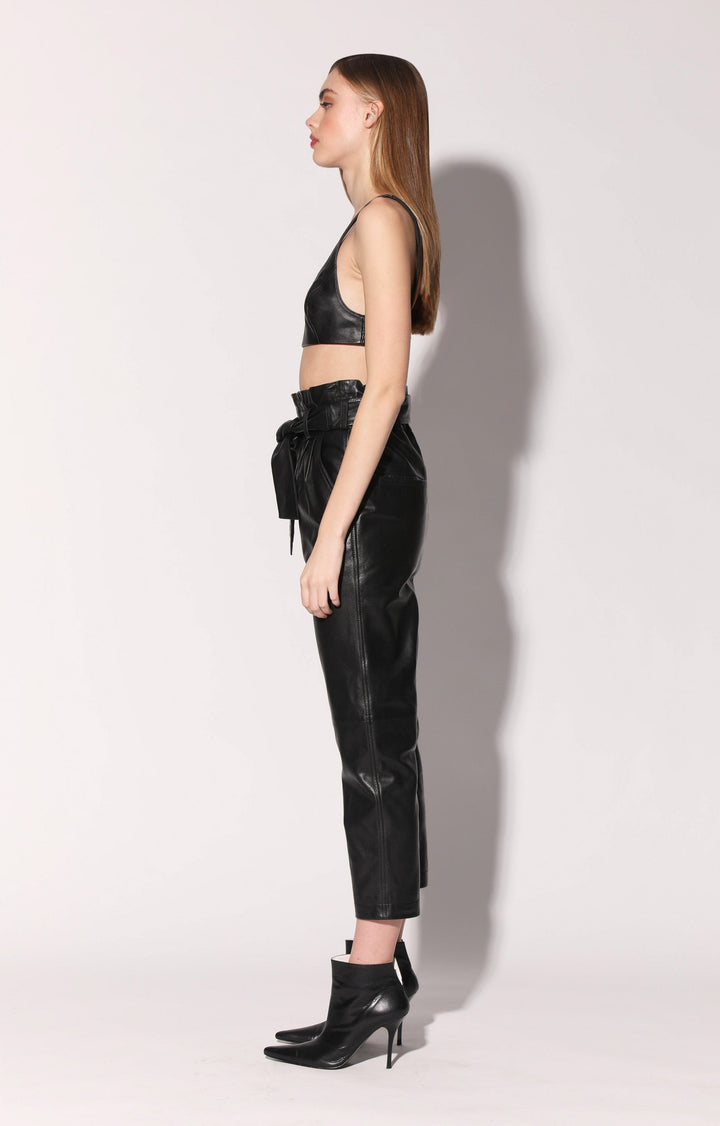 Maggie Pant, Black - Leather by Walter Baker