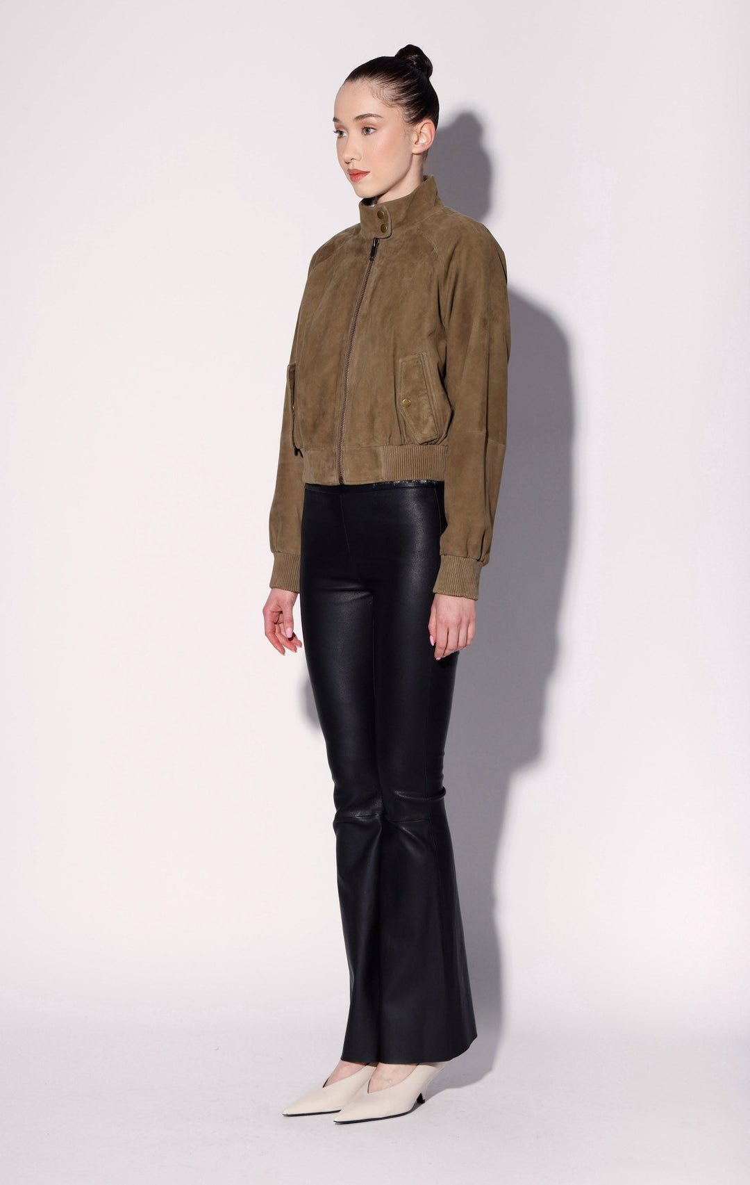 Bowie Jacket, Cypress Suede - Leather