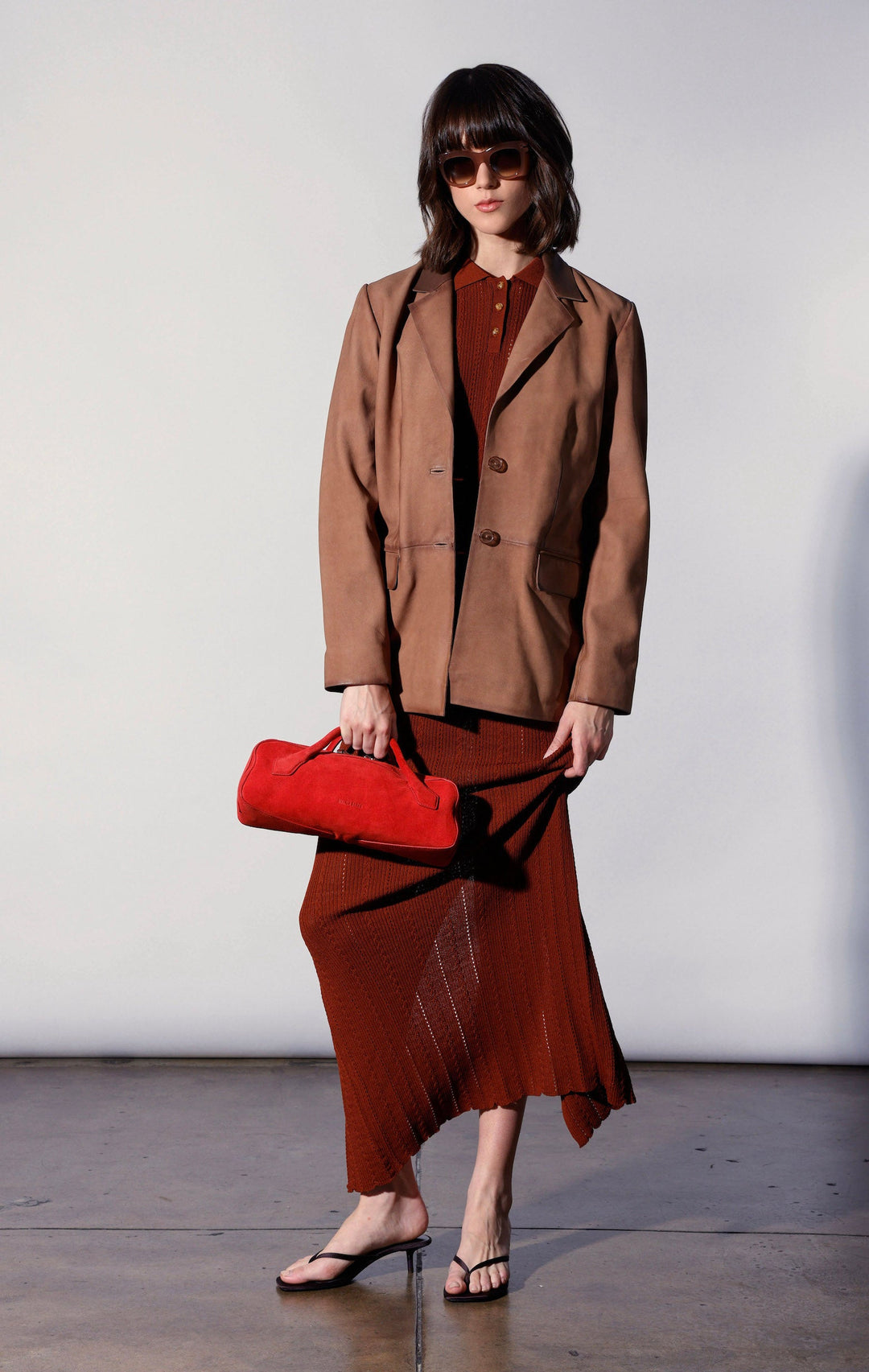 Ray Blazer, Mousse Nubuck - Leather