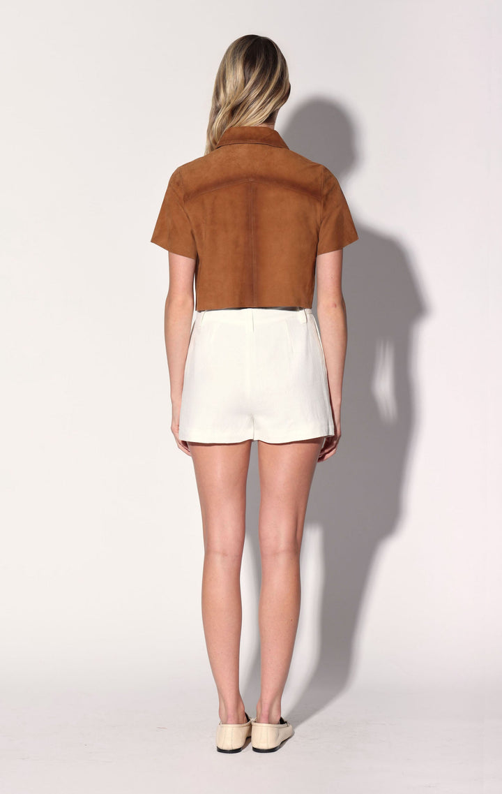 Karla Top, Oak Suede - Leather