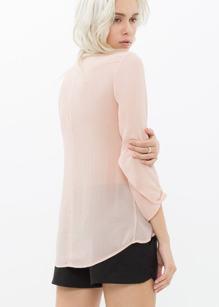 Women's Cross Hem Blouse by Shop at Konus