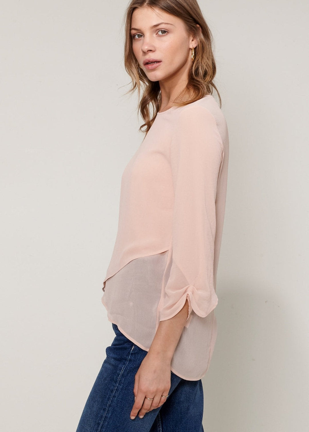 Women's Cross Hem Blouse by Shop at Konus
