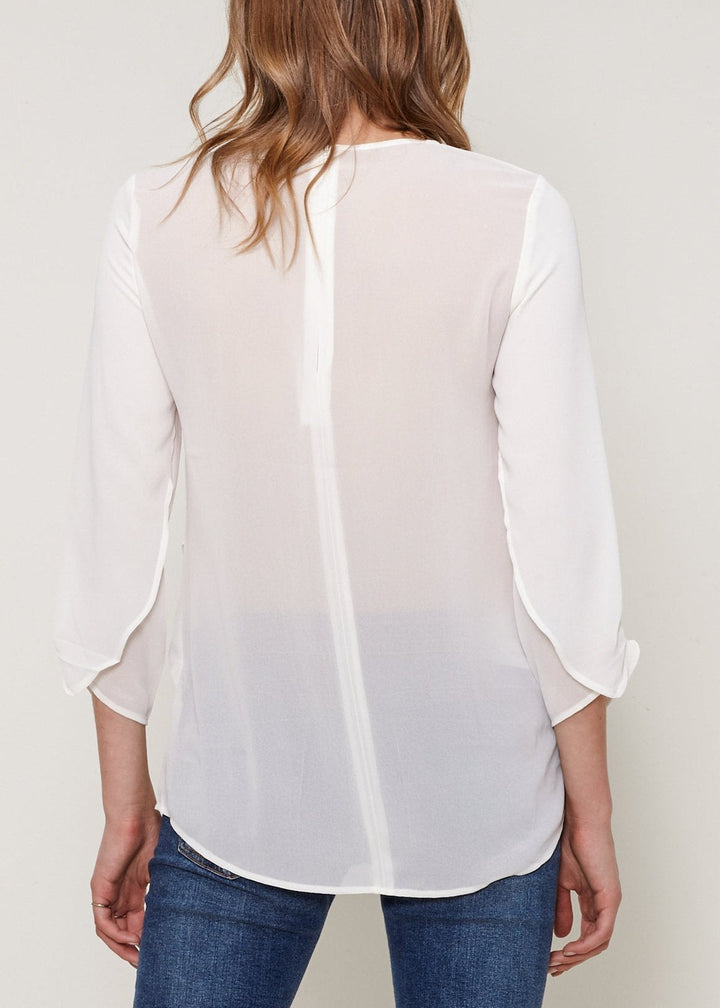 Women's Cross Hem Blouse by Shop at Konus