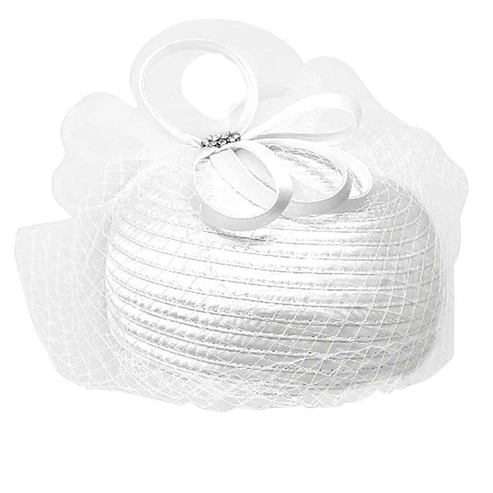 Bow Mesh Dressy Hat by Madeline Love