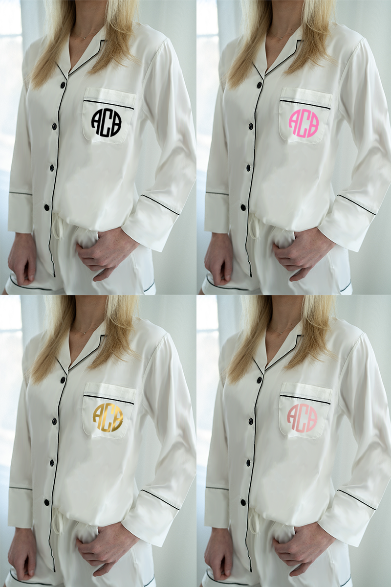 White with Black Trim Long Sleeve Top and Shorts Set by Spikes and Seams