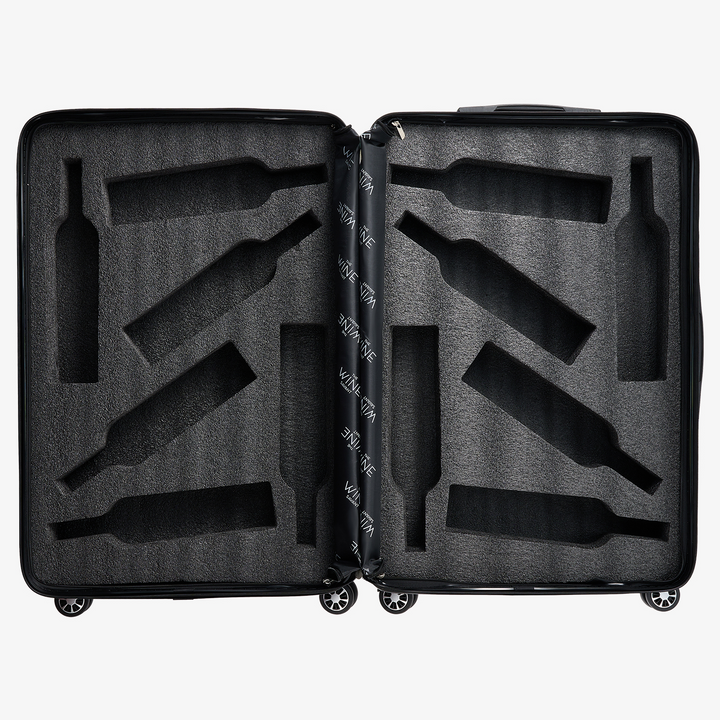 Wine Bottle Suitcase | Holds 12 Standard 750 ML Size Bottles