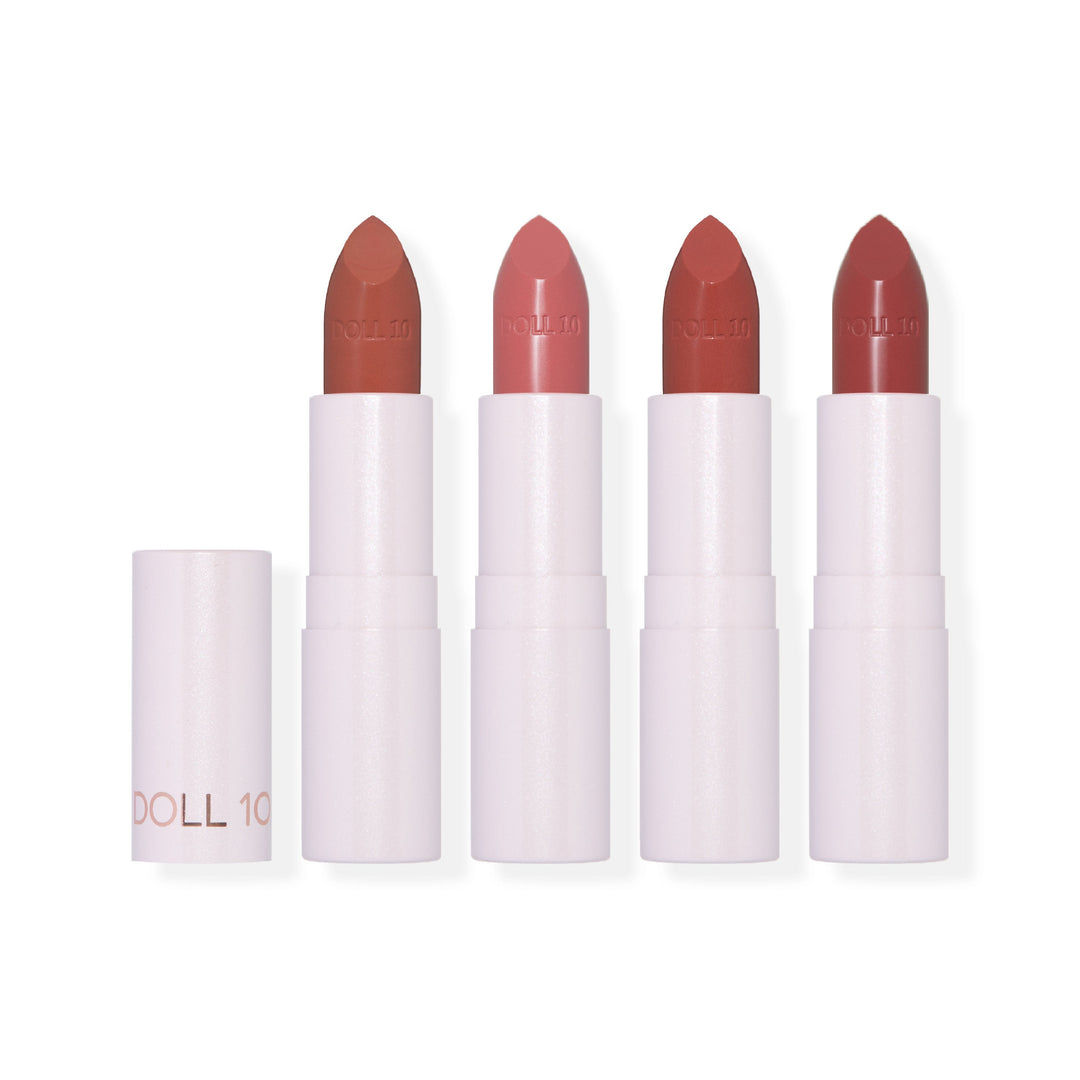 Your Best Kiss 4-Piece Lipstick Collection by Doll 10 Beauty