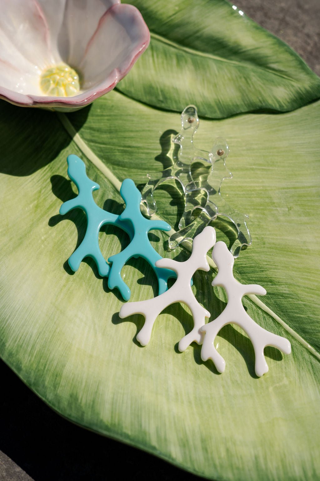 Acrylic Coral Earring - Florida Friends