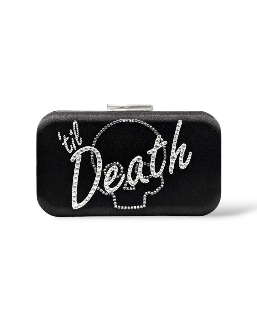 Raven "Til Death" Crystal Clutch