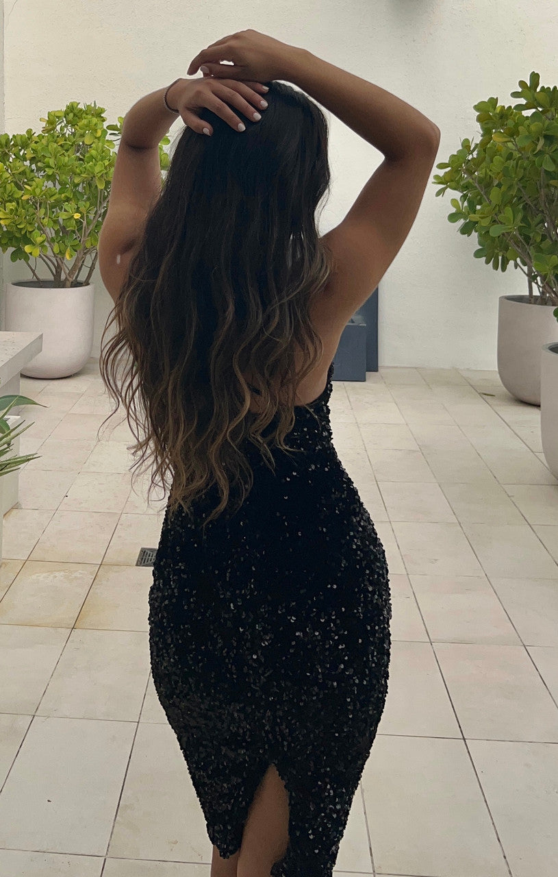 Venice MIDI Dress - Black - FINAL SALE