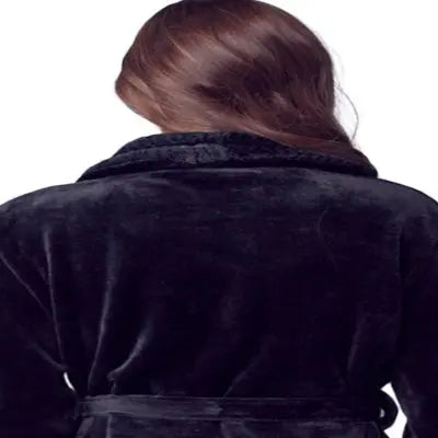 Women's Ultra Soft Fleece Bathrobe by Lotus Linen