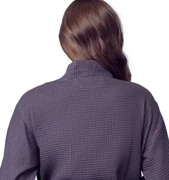 Lightweight Cotton Waffle Robe for Women by Lotus Linen