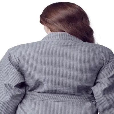 Lightweight Cotton Waffle Robe for Women by Lotus Linen