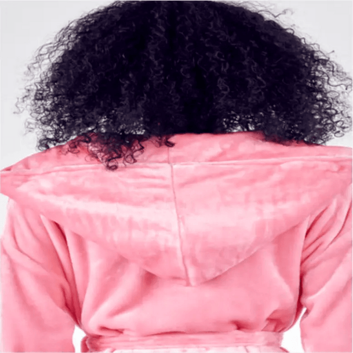 Women's Hooded Plush Robes by Lotus Linen