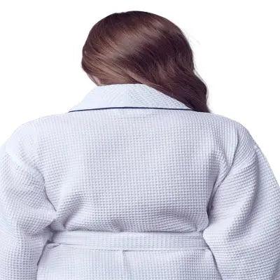 Women's Piped Waffle Robes by Lotus Linen
