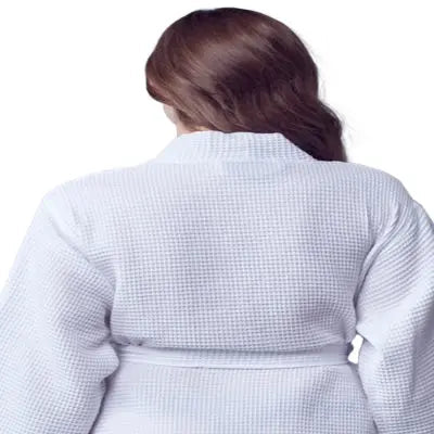 Lightweight Cotton Waffle Robe for Women by Lotus Linen