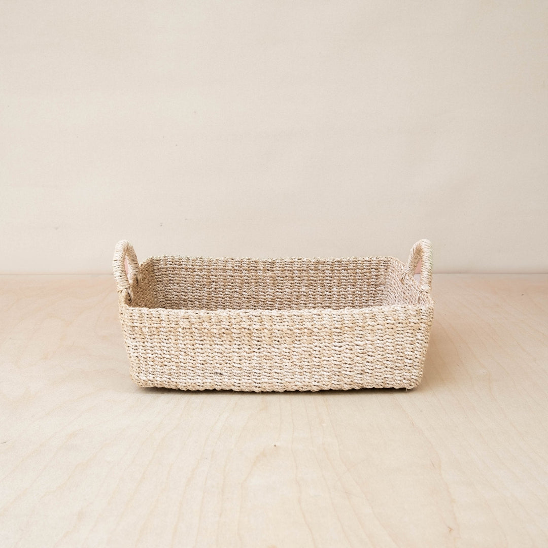 Woven Rectangle Tray - Decorative Basket | LIKHÂ