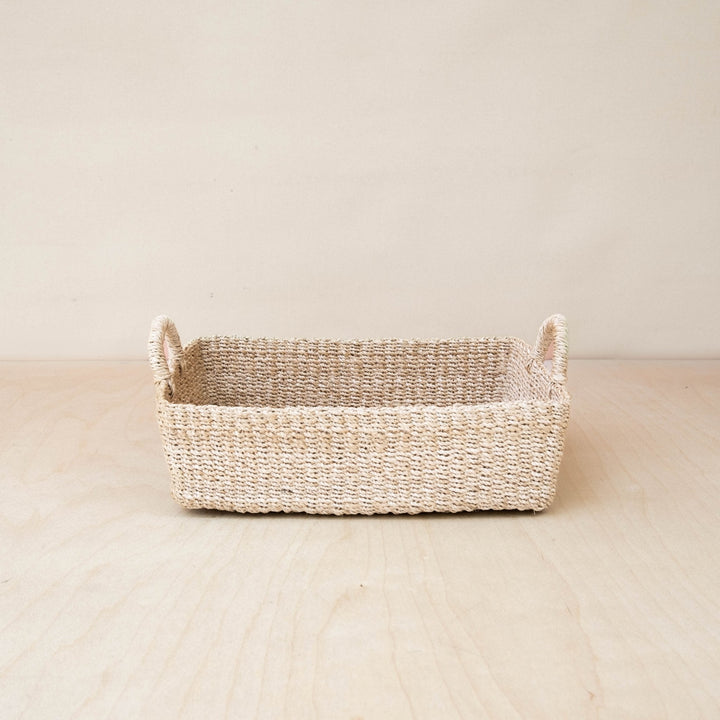 Woven Rectangle Tray - Decorative Basket | LIKHÂ