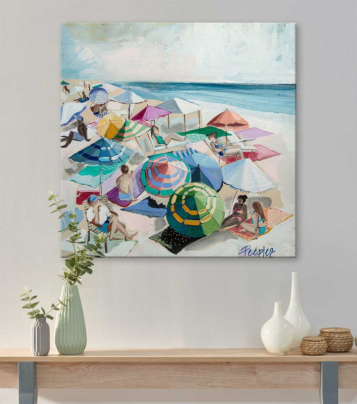 Beach Fever Canvas Wall Art - GreenBox Art