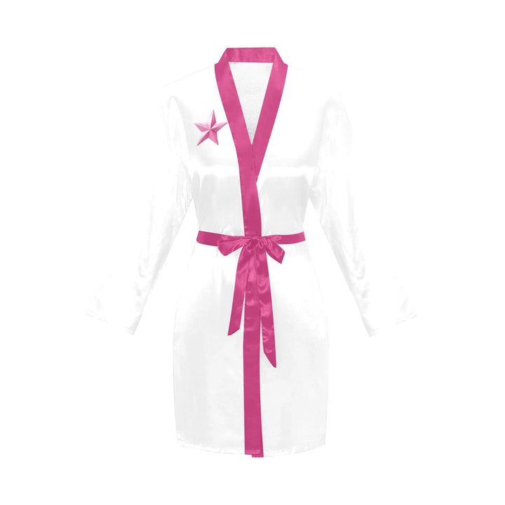 Bridesmaid Boots Women's Belted Satin Feel Dressing Lounge Robe by Baha Ranch Western Wear