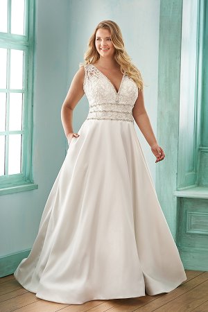 Jasmine Couture Bridal Gown Style T192009U Size 10