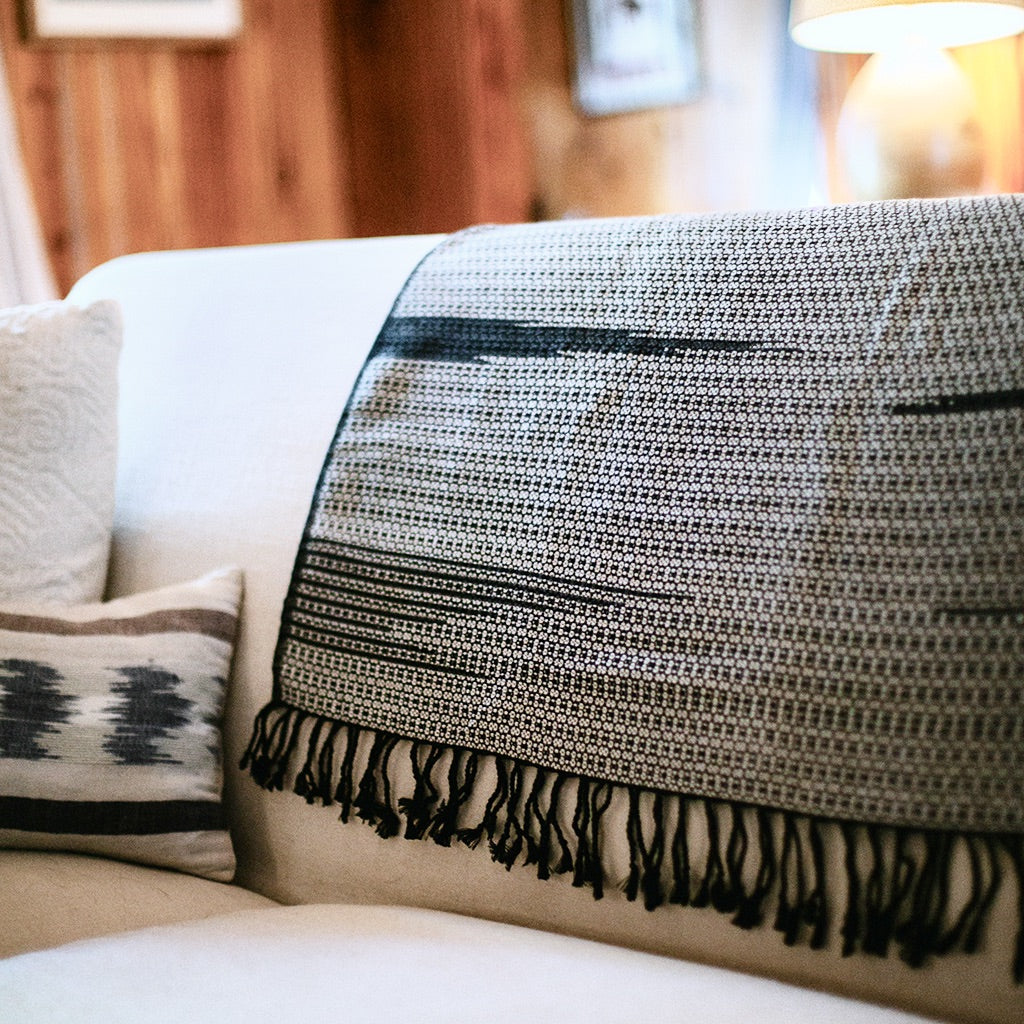 Cambodian Handloom Tapestry Throw
