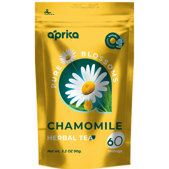 100% Pure Chamomile Herbal Tea, 60 bags by Aprika Life