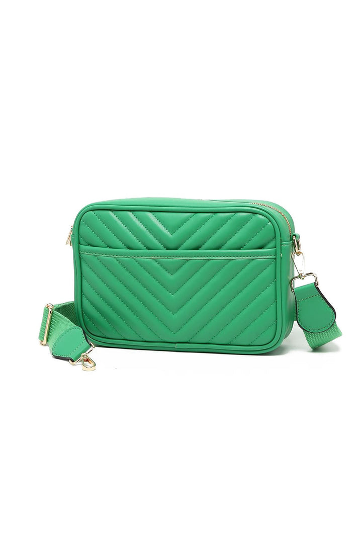 Chevron Quilted Crossbody Bag by Embellish Your Life