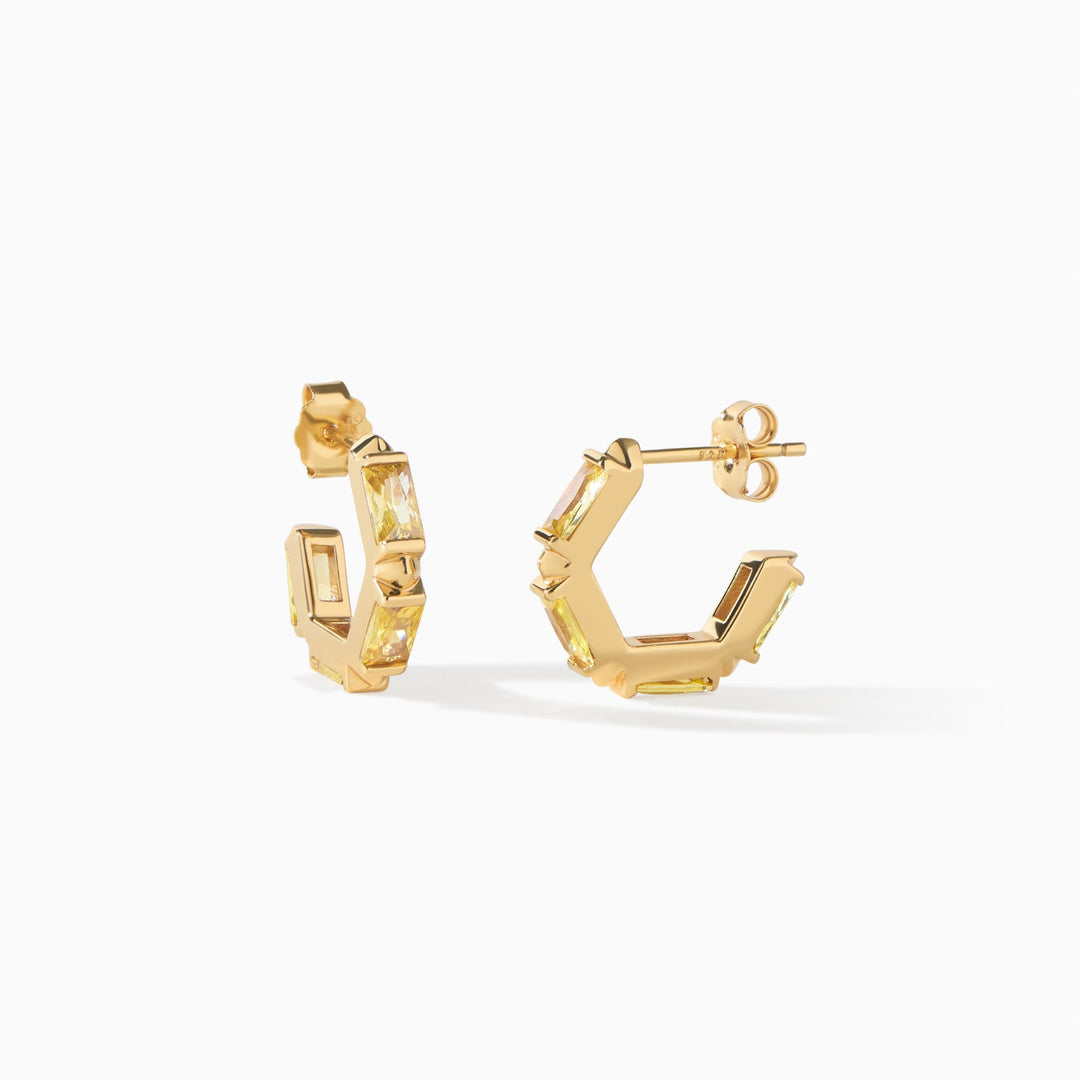 The Claire Hoop Earrings - Huggie