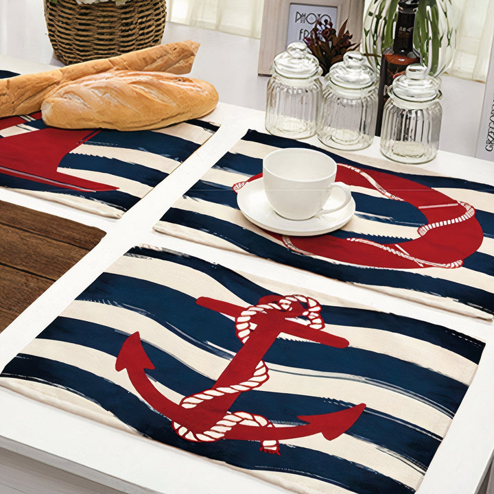 Nautical Placemat Set of 4 by ClaudiaG Collection