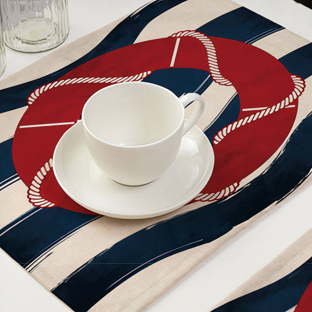 Nautical Placemat Set of 4 by ClaudiaG Collection