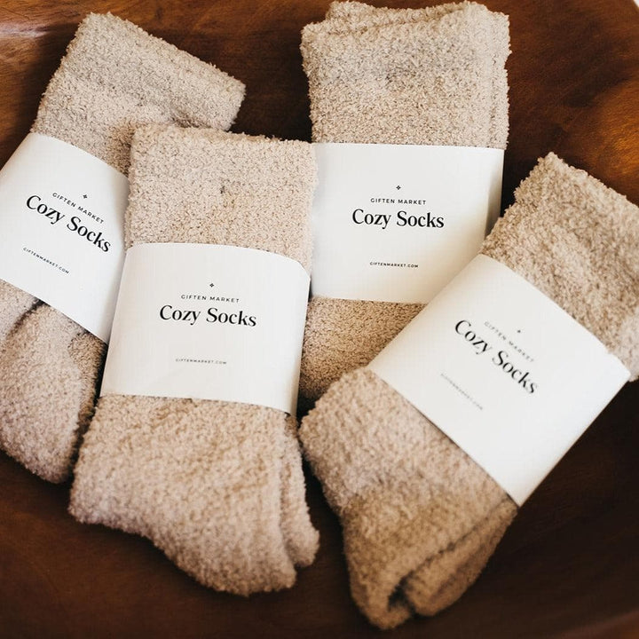 Cozy Cloud Socks - Ivory by Giften Market