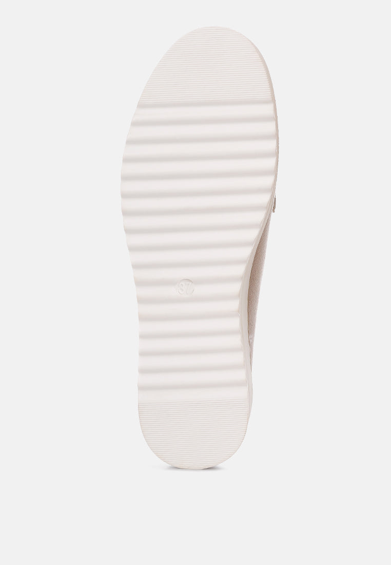 daiki platform lug sole tassel loafers by London Rag