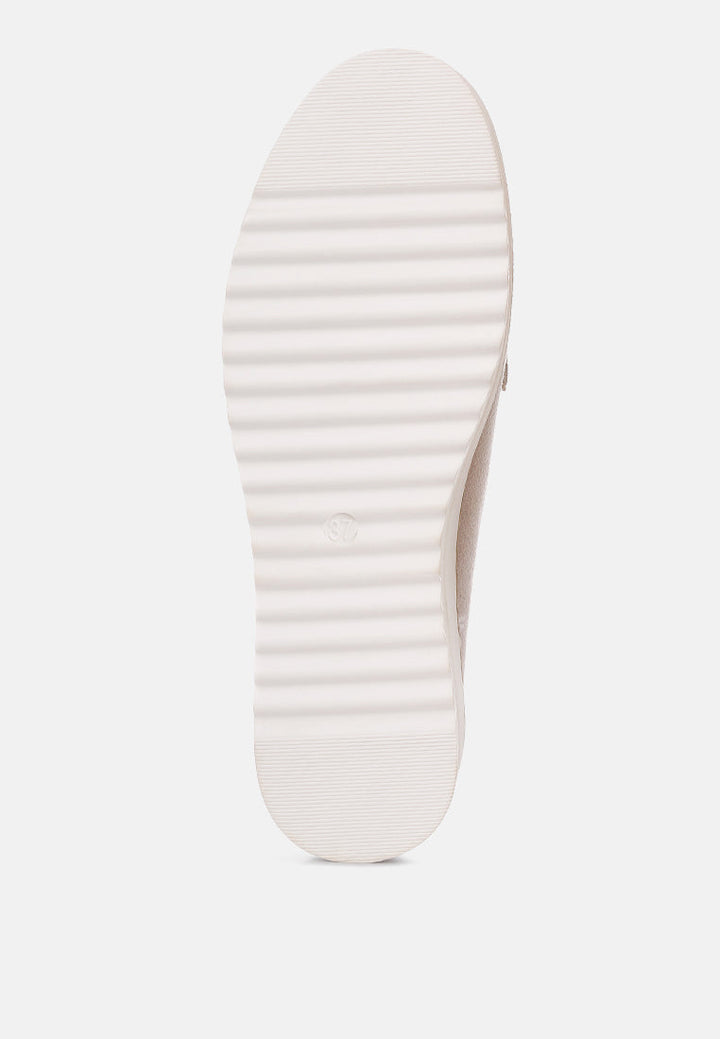 daiki platform lug sole tassel loafers by London Rag