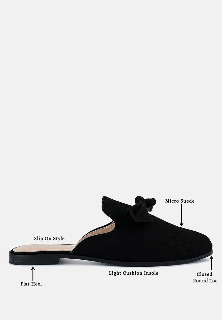 dobos casual walking bow mules by London Rag