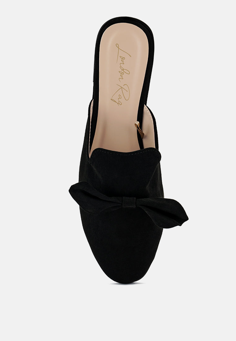 dobos casual walking bow mules by London Rag